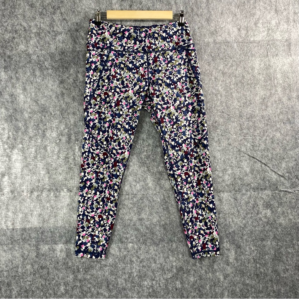Sweaty Betty Womens Multicolor Spotted POWER 7/8 Length Tech Pocket Leggings MD